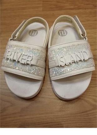 Белые сандали, босоножки river island 2