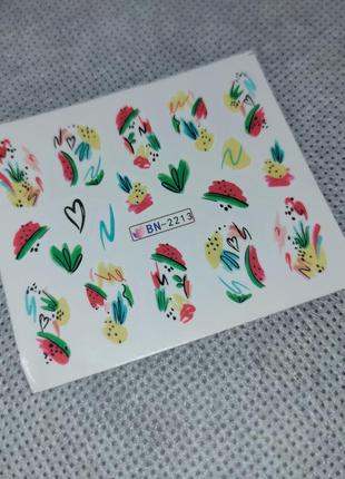 Слайдери фрукти 6,5*5 см 2213