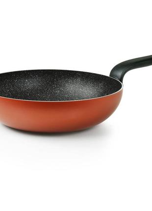Сковорода алюминиевая вок 28 см flonal pepita granit wok 28 см (pgfwo2850)
