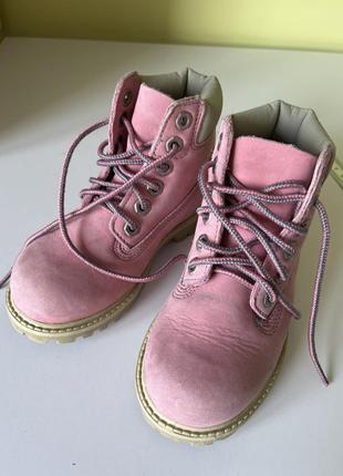 Кожаные ботинки сапожки timeberland waterproof