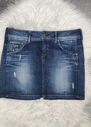Юбка джинсовая юбка мини g-star raw