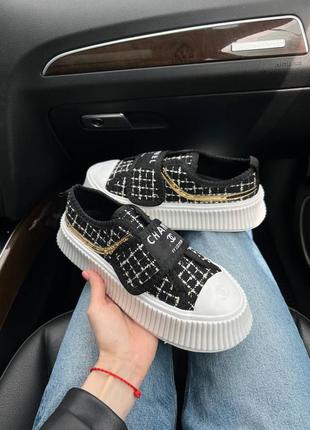 Chanel sneakers кроссовки2 фото