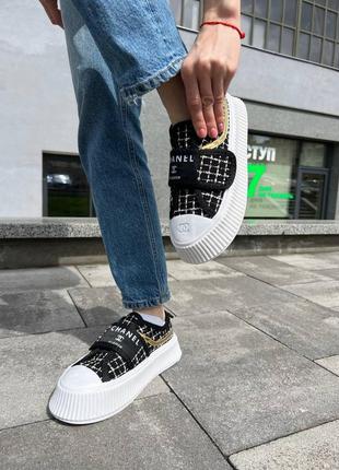 Chanel sneakers кроссовки4 фото