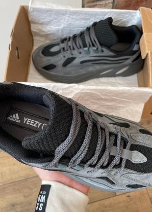 Кросівки adidas yeezy boost 700 v2 grey black 4