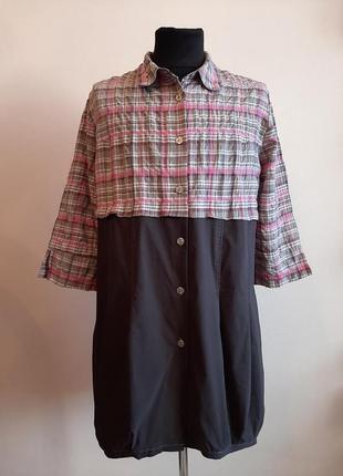 Зручна сорочка блузка халат scottage, франція, великий р.6