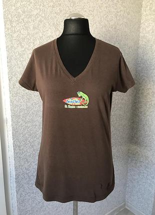 Lat, женская футболка, молочный шоколад.