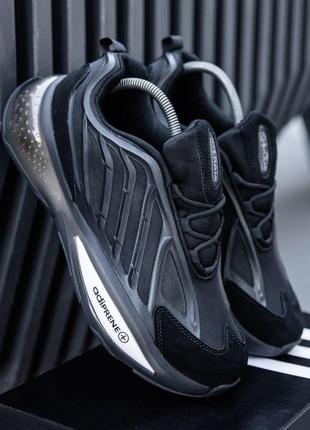 Чоловічі кросівки adidas black white 44-45