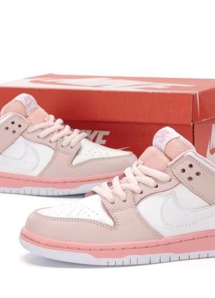 Nike sb dunk low pink pigeon x staple