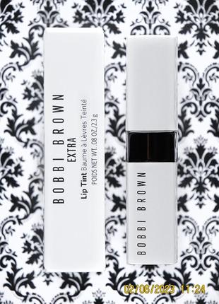 Питательный бальзам для губ bobbi brown extra lip tint balm bare pink увлажняющий тинт розовый 2.3 г
