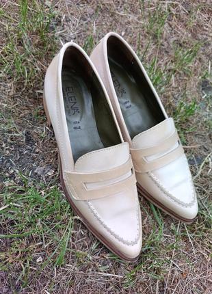 Лоферы. италия. натуральная кожа