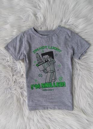 Стильная футболка майнкрафт marks&spencer minecraft