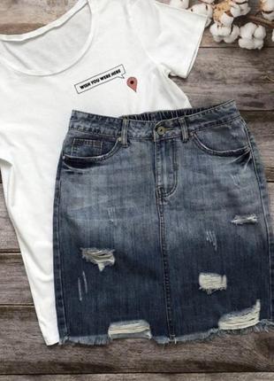 Юбка джинсовая юбка джинсовая