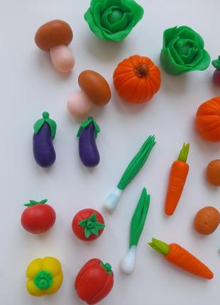 Развивающий набор "овощи" для детей8 фото