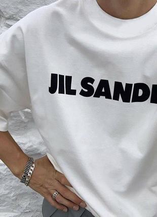 Футболка jil sander оверсайз5 фото