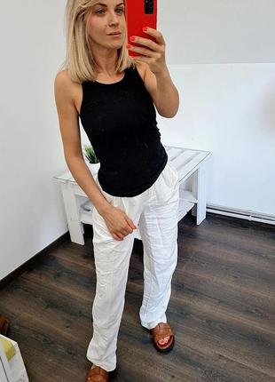Базова майка топ в рубчик weekday