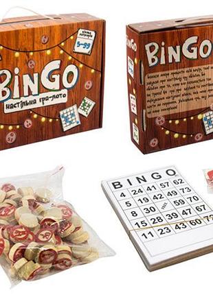 Настольная игра лото "bingo" 30757 strateg