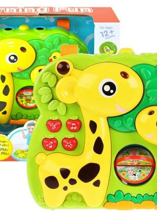 Нічник з проектором "жирафи" музичний, зі світлом, 358131 фото