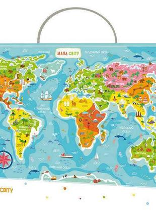Пазл "мапа світу" (100 елементів, 46*64см) 300110 dodo