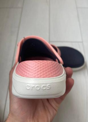 Женские кроксы crocs для девочки literide купить розовые с черным3 фото