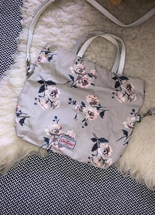 Cath kidston сумка двухстороння тканевая кросбоди5 фото