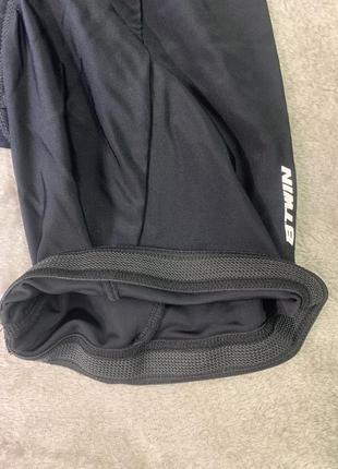 Велошорты с антибактериальным памперсом b- twin размер m