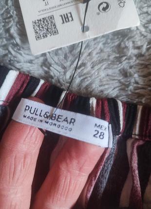 Топ блуза в смужку pull & bear, р. m6 фото