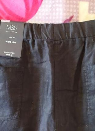 Льняные штаны marks and spencer 4xl5 фото