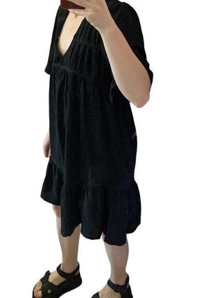 Новое платье черная летняя свободного кроя2 фото
