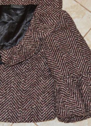 Брендовый коричневый пиджак жакет steps акрил5 фото