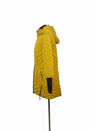 Женская демисезонная куртка visdeer. цвет горчица. размер l2 фото