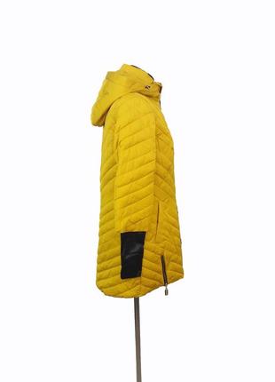 Женская демисезонная куртка visdeer. цвет горчица. размер l4 фото