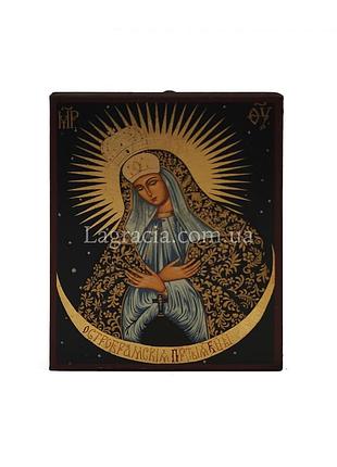 Писана ікона божа матір остробрамська 9 х 12 см