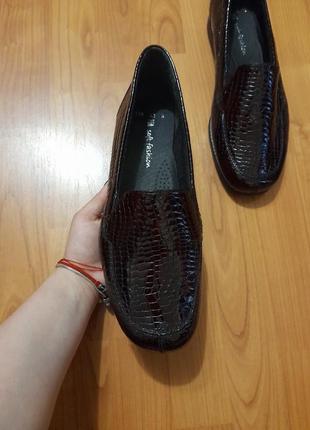 Туфли кожаные