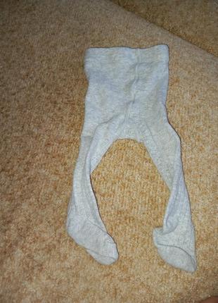 Фирменные колготки 0-6мес