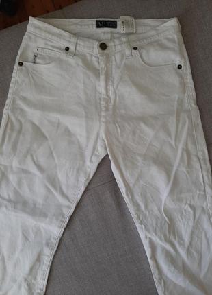 Котоновие брюки джинси armani jeans1 фото