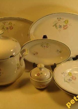 Антикварный столовый набор фарфор германия №622