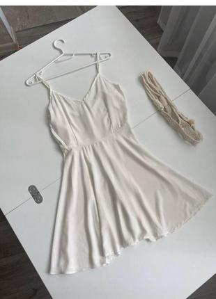 Вечірня ніжна сукня плаття сорочка міді з мережива7 фото