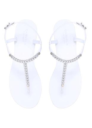 Білі брендові босоніжки carvela kurt geiger