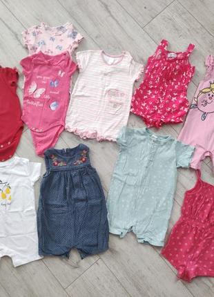 Ромпер, боди, футболки, брендовые, 74-80, 80-86 см, песочник
