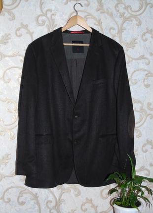 Стильные коричневый пиджак,жакет,58-60,5xl,52-541 фото