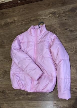 Куртка цвета baby pink свет розовый