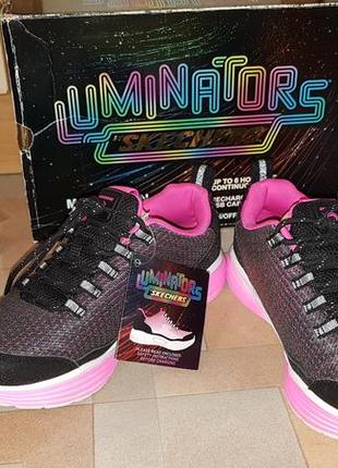 Кросівки, що світяться для міста skechers s lights-luminators 35 р-р 22 см5 фото