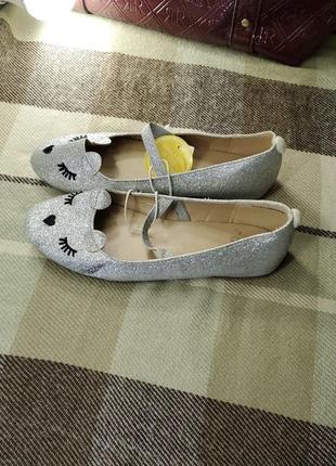 Серебряные туфли для принцессы с мышкой dunnes2 фото