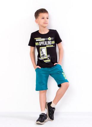 Комплект летний для мальчика (футболка+бриджи шорты ),5 фото