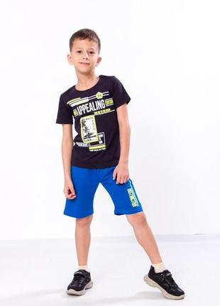 Комплект летний для мальчика (футболка+бриджи шорты ),3 фото