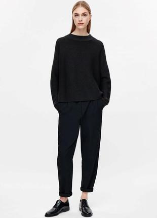 Реглан crop zara oversized черный