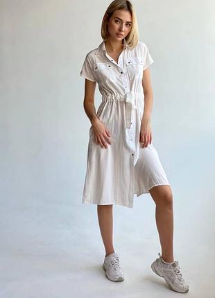 Платье из штапеля