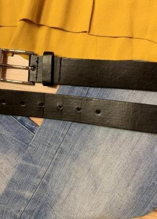 Фирменный кожаный черный ремень leather fashion,ремешок,пояс унисекс4 фото