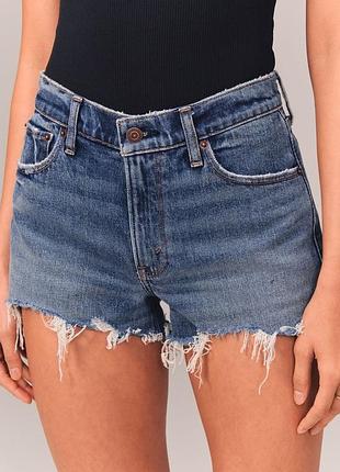 Сині джинсові шорти короткі шорти levi’s джинсовые шорты с тороками шорты необработанным низом