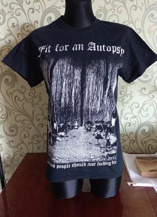 Fit for an autopsy футболка. металл мерч
